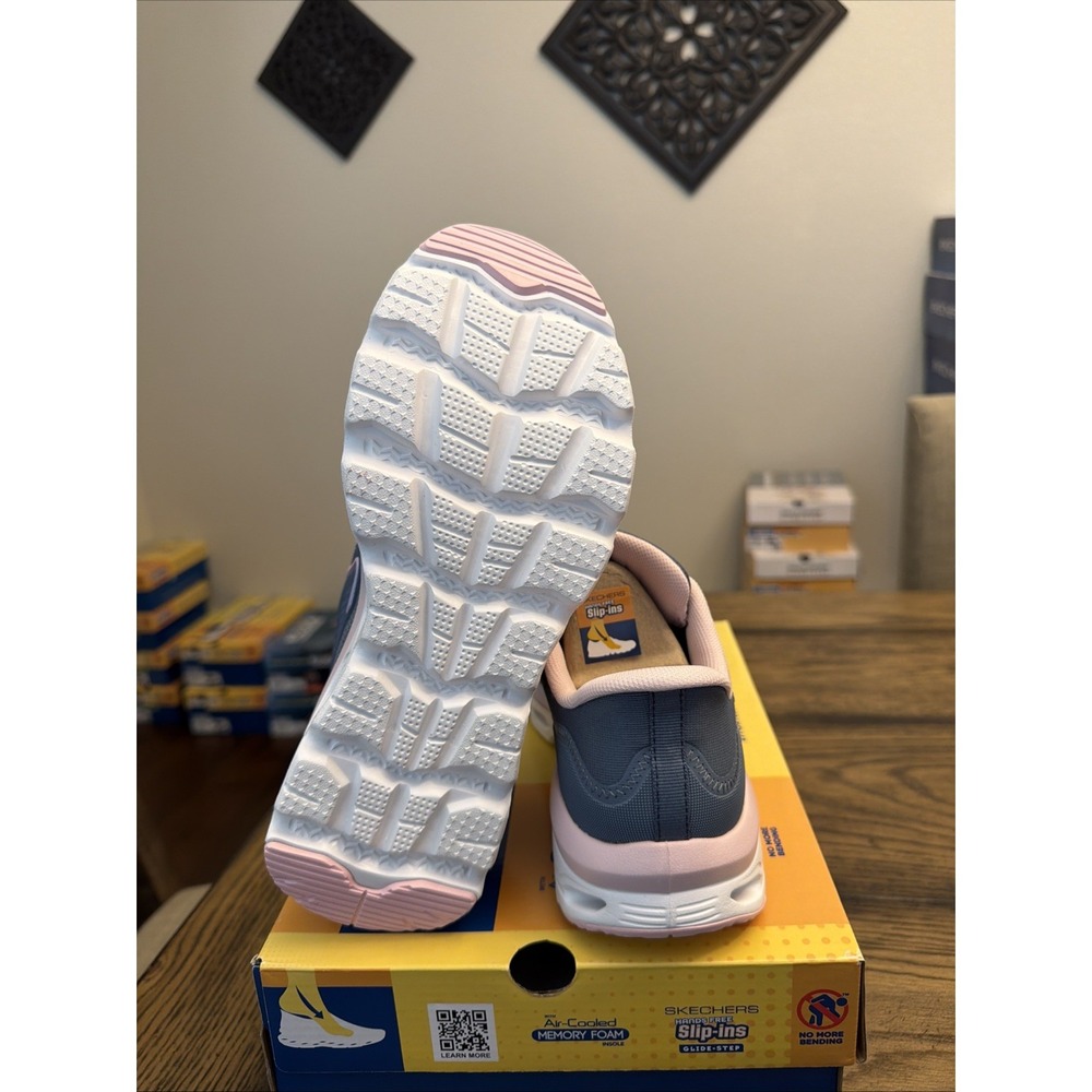 Women Skechers Slate Slip Ins Wide Fit Glide Step Memory Foam Sport Size 8 …F1 - Picture 6 of 6